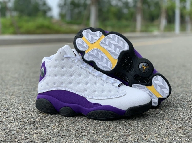Rep Onekick Lakers Air 13 Jordan 414571-105 0522